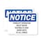 Signmission Forklift Operators Must Wear Seatbelts And, 10 in W x Rectangle, Plastic OS-2PACK-NS-P-710-L-12889 - alternate 1